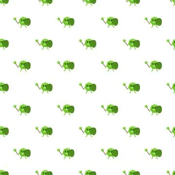 Cartoon virus warrior pattern defending against infection Illustrazione stock
