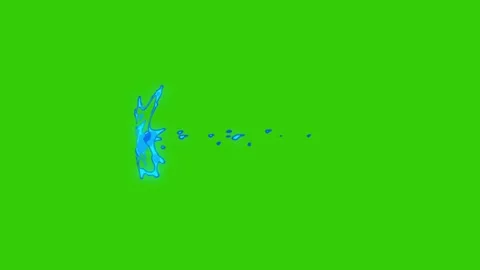 Cartoon Water Effect on Green Screen - C... | Stock Video | Pond5