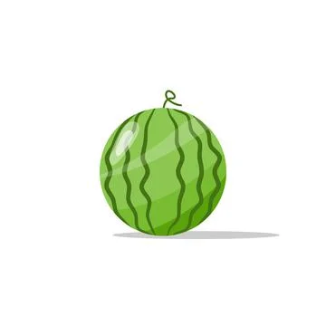 Cartoon watermelon fruit Stock Illustration