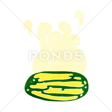 Cartoon watermelon Stock Illustration
