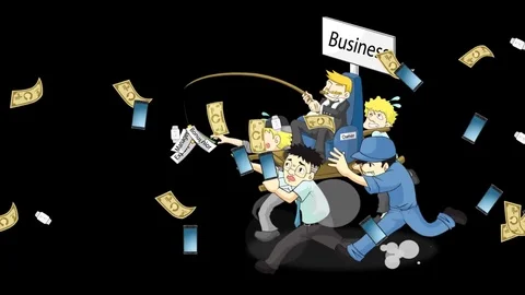 Cartoon wealthy business owner boss run ... | Stock Video | Pond5 Cartoon wealthy business owner boss run ... | Stock Video | Pond5
