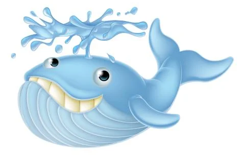 Cartoon Whale イラスト素材