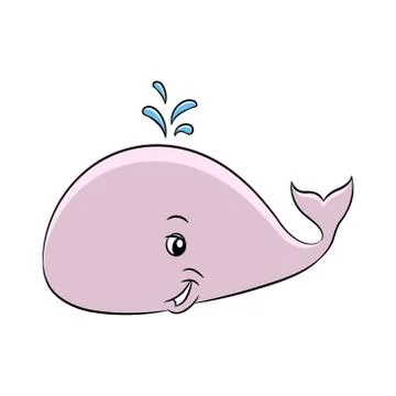 Cartoon Whale Stock Illustration