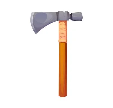 Cartoon Wild West tomahawk axe for Western game Stock Illustration