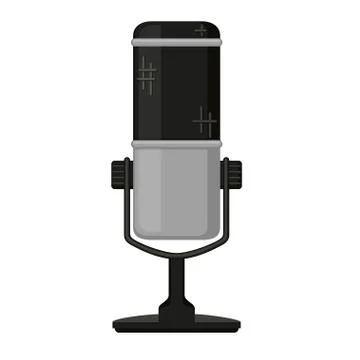 Cartoon wireless mic Illustrazione stock