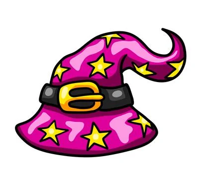 Cartoon Witch Hat Stock Illustration