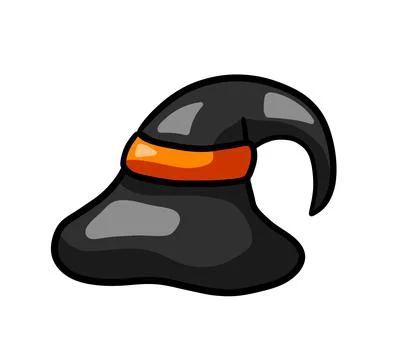 Cartoon Witch Hat Stock Illustration