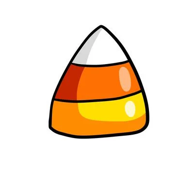 Cartoon Yummy Candy Corn Stock Illustration