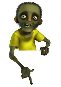Cartoon zombie 스톡 일러스트