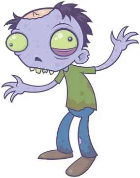 Cartoon Zombie Illustrazione stock