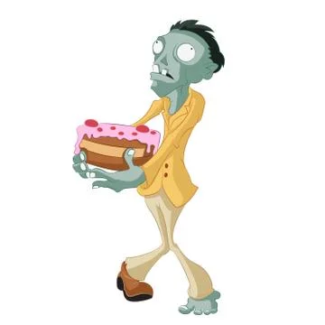 Cartoon zombie Stock Illustration