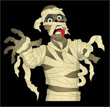 Cartoon zombie Stock Illustration