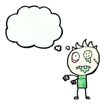 Cartoon zombie man Stock Illustration