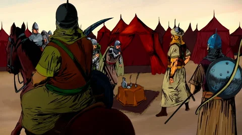 Cartoons War Stock Footage 45948791