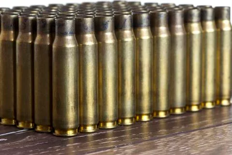 The cartridge cases Stock Photos