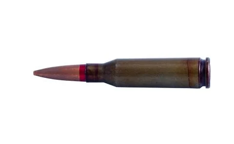 Cartridge from kalashnikov's automatic machine Stock Photos