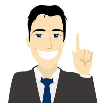 Cartroon advisor Stock Illustration