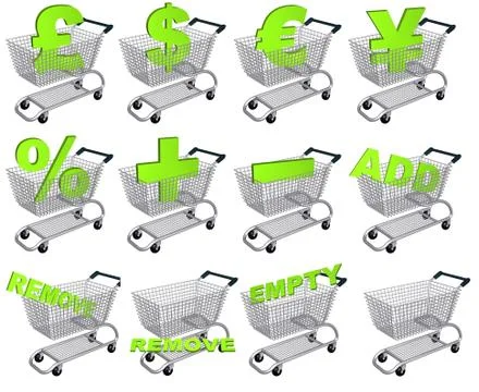 Carts Illustrazione stock