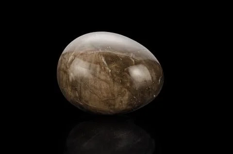 Carved agate egg 스톡 사진