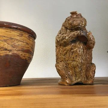 Carved bear Foto stock