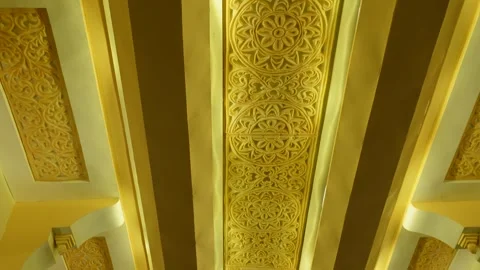 Carved ceiling art Stock-Footage 326330347