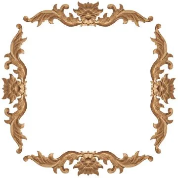 Carved frame Stock Photos
