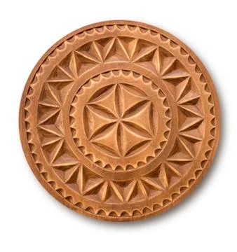 Carved geometric  patterns Stock Photos