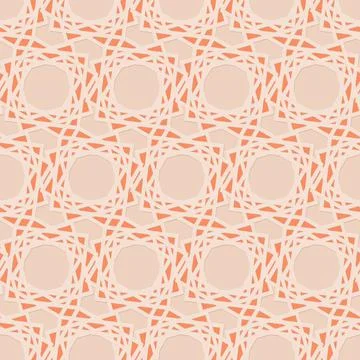 Carved orange embossed seamless pattern vector illustration for decoration, e Illustrazione stock