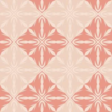 Carved pink embossed seamless pattern in Arabic style ornate oriental pattern Illustrazione stock