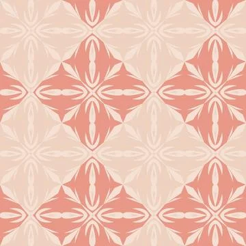 Carved pink embossed seamless pattern in Arabic style ornate oriental pattern Illustrazione stock
