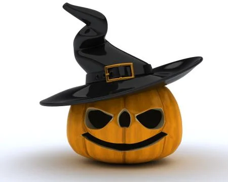 Carved pumpkin Jacko Lantern Stock Illustration
