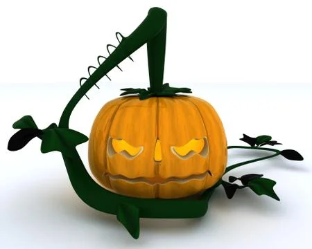 Carved pumpkin Jacko Lantern Stock Illustration
