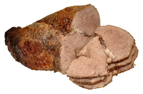 Carved Roast Beef Stock Photos