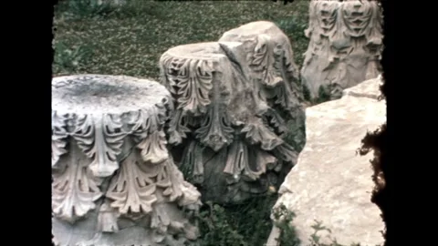 Carved Stone Block Stock Footage 278040134