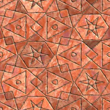 Carved stone Stock Illustration