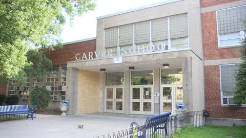 Carver Elementary School 스톡 사진