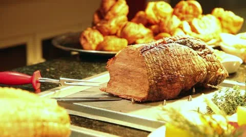 Carvery Beef 1 Stock Footage 21014938