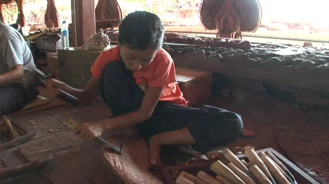 Carving 15 Stock Footage 477080