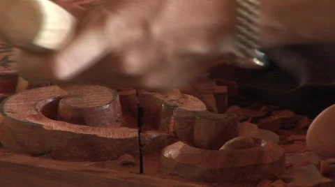 Carving 16 Stock Footage 477075