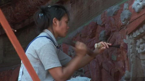 Carving 23 Stock Footage 477023