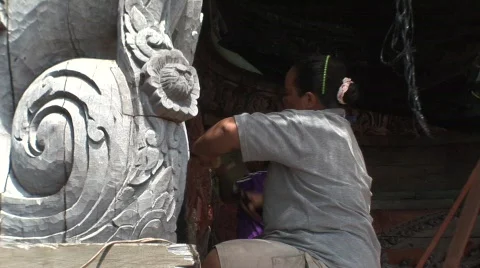 Carving 25 Stock Footage 477003