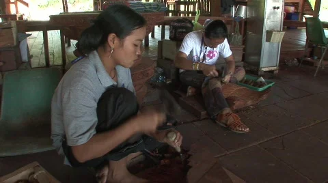 Carving 6f Stock Footage 477138