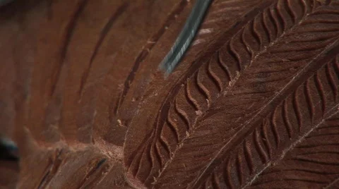 Carving 7 Stock Footage 477131