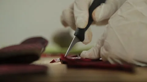 Carving Beetroot Stock Footage 51418954