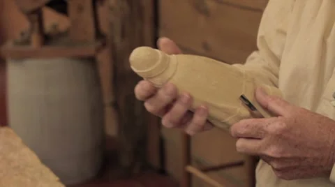 Carving Stock Footage 7770064