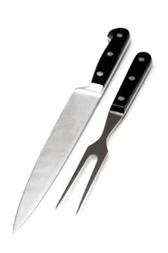 Carving knife set Stock Photos