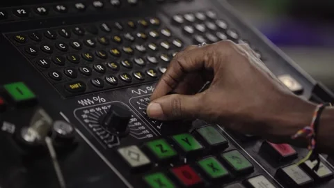 Carving machine oporator 2 Video stock 288226635