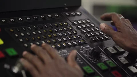 Carving machine oporator Video stock 288226658