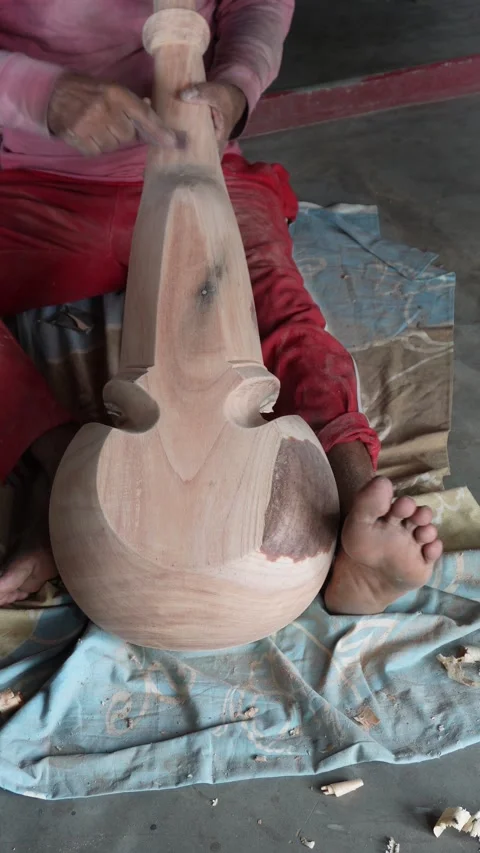 Carving Sculpture Stock Footage 340765883