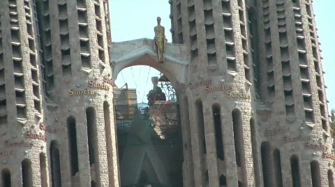 Carving in stone Stock Footage 530160